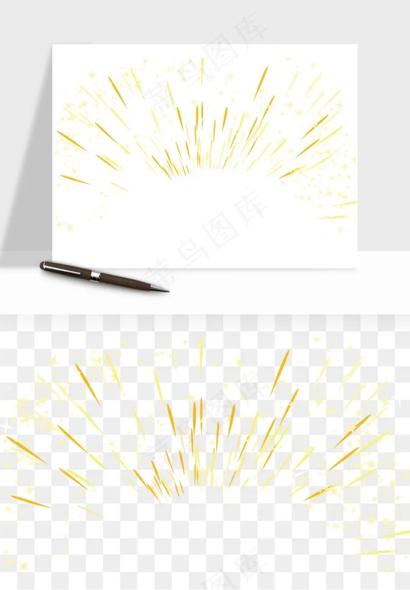 卡通烟花烟火礼花png免抠