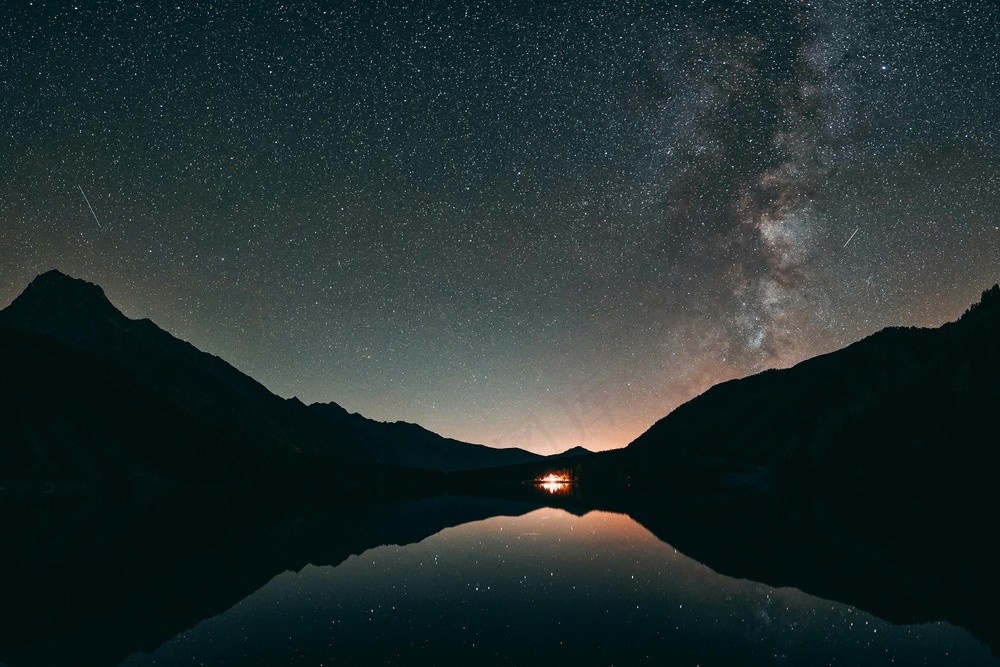 夜幕下的星河之门