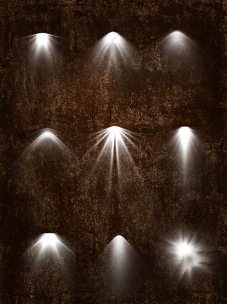 舞台聚光灯斑驳墙面复古效果背景图