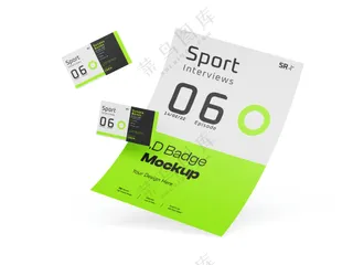 名片海报样机05