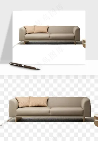 现代沙发家具png免抠