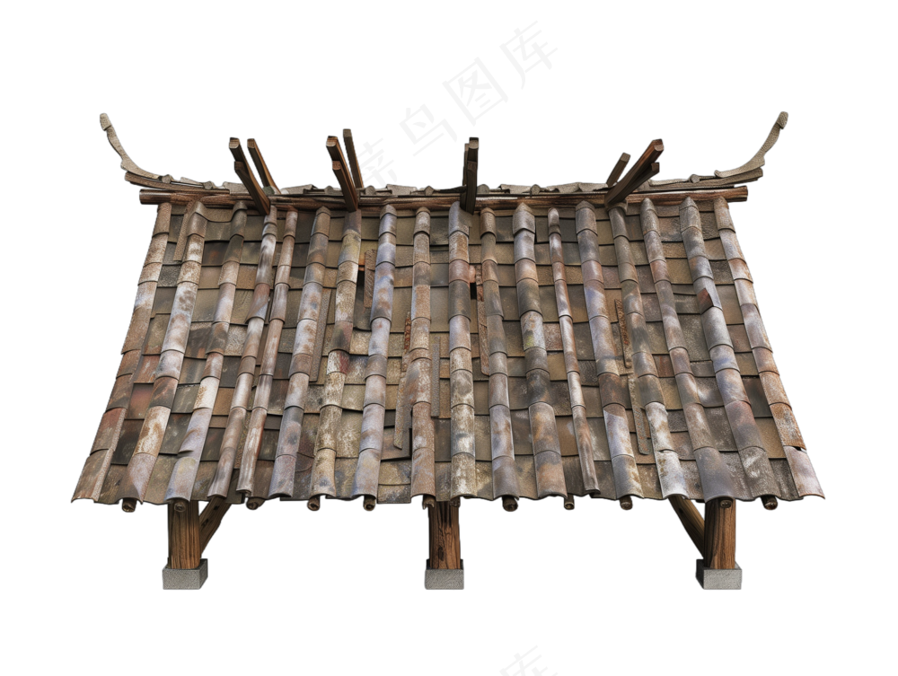 png免抠古代木构临时建筑