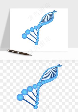 细胞水分子DNA精华成分png免抠