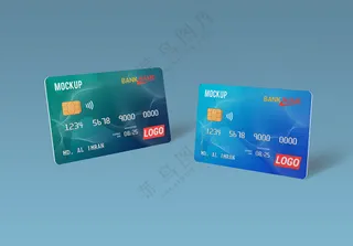 银行卡展示样机