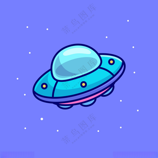 矢量卡通飞船卡通飞船动漫动画