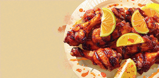 中餐美食食物背景