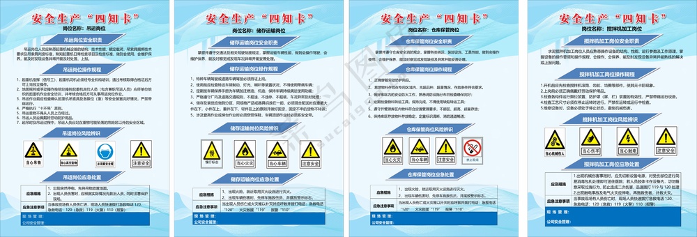 安全生产四知卡