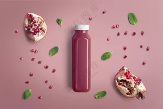 石榴汁海报素材