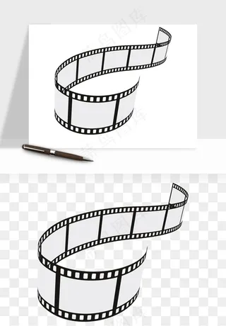 电影黑胶胶片png免抠