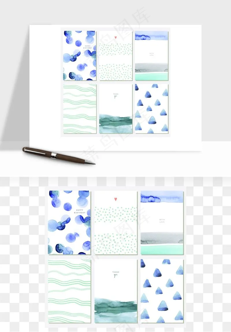 森系小清新花卉背景矢量png免抠