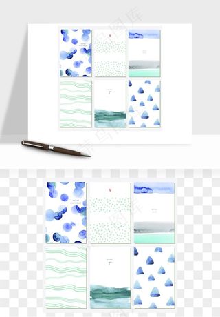 森系小清新花卉背景矢量png免抠