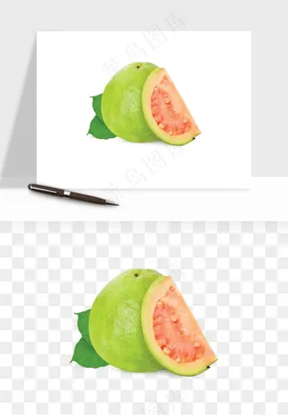 番石榴芭乐水果png免抠