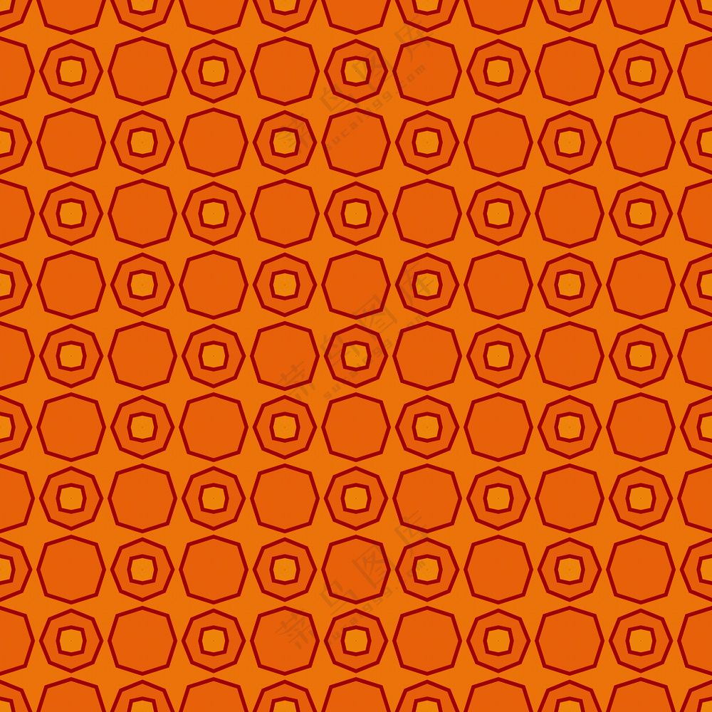 复古几何花纹无缝图案