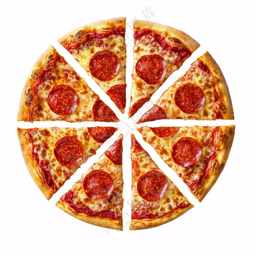 美味的披萨美食摄影图免抠