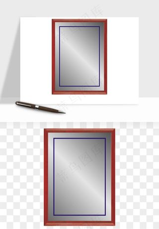 荣誉证书奖状奖框png免抠