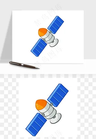 手绘卫星导航矢量png免抠图