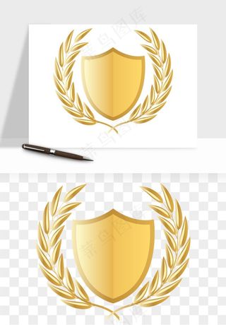 盾牌护盾认证品质徽章png免抠