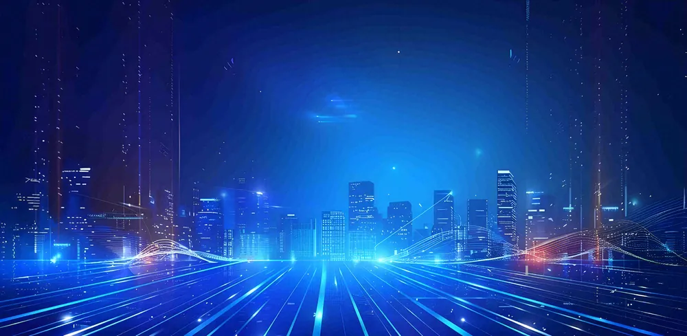 蓝色渐变科技背景