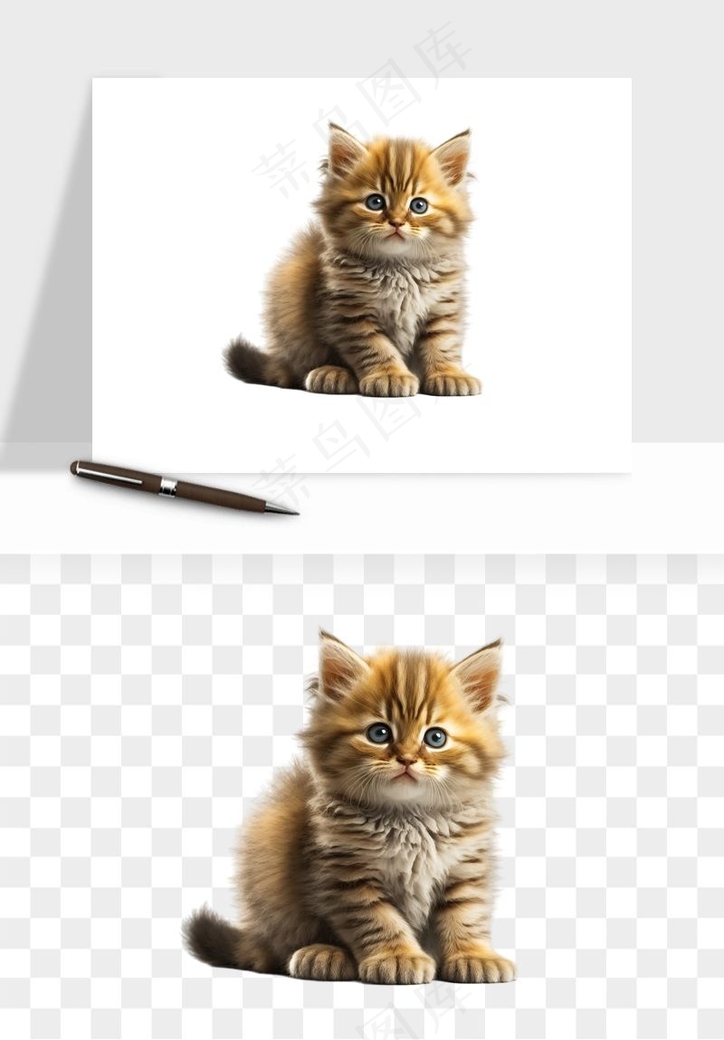 猫咪喵星人狗狗宠物元素png免抠