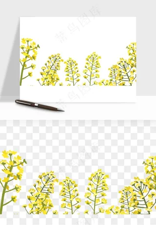 油菜花田png免抠