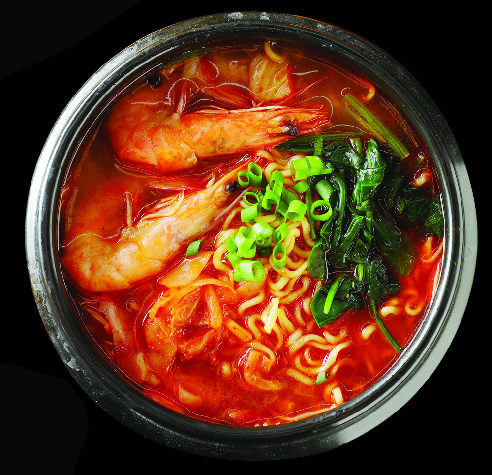 海鲜面美食图片