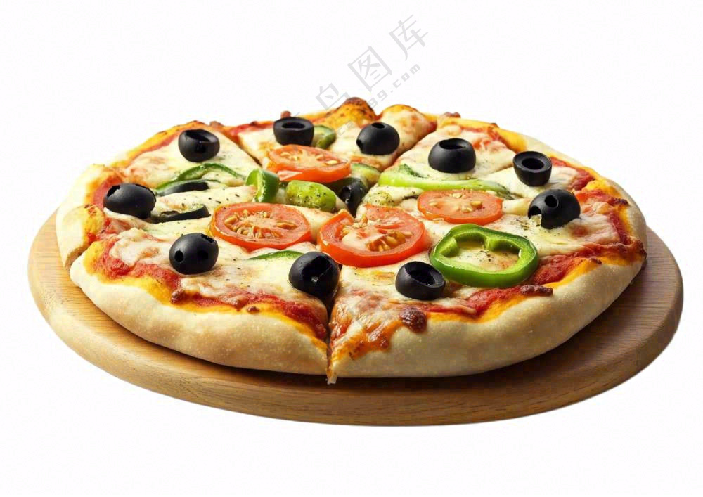 美味的披萨美食摄影图免抠