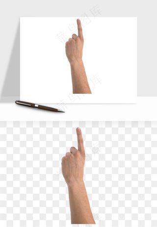 手势手部动作手指png免抠
