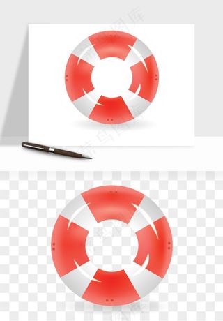 游泳圈png免抠