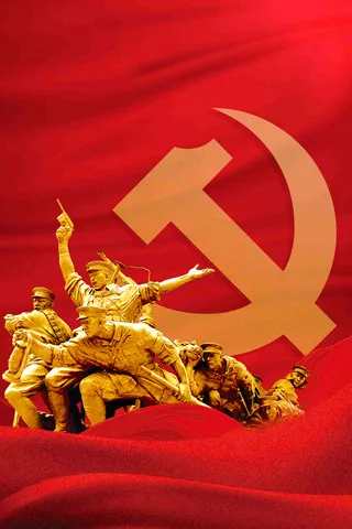 红色大气党建建军建党国家喜庆庆祝背景