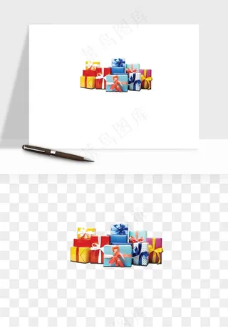 礼盒礼物png免抠
