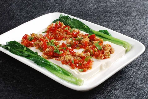 剁椒肉沫蒸豆腐 剁椒肉沫蒸豆腐
