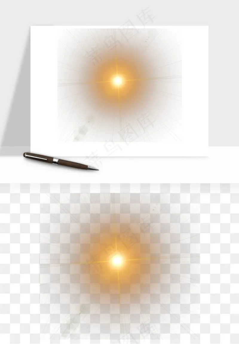 光晕光圈阳光太阳光效png免抠