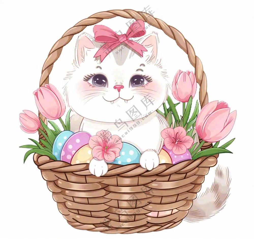 漂亮猫咪萌宠宠物卡通可爱动物免抠