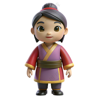 人物立体3D古装男孩2