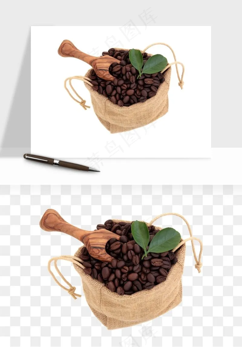 咖啡豆png免抠