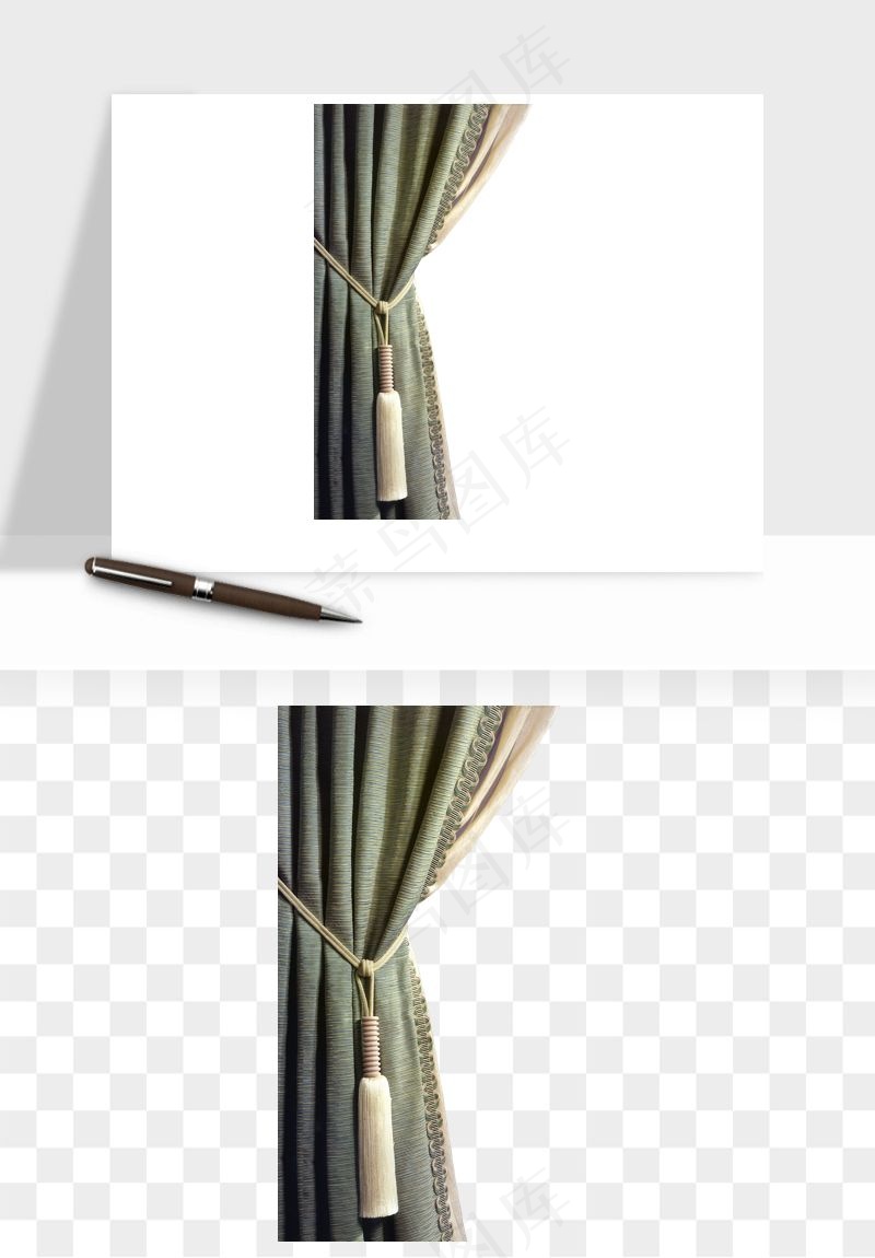 窗帘幕布帷幕png免抠