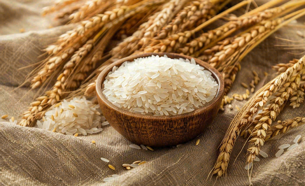 世界粮食日谷物米饭稻谷小麦摄影图
