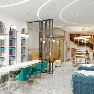 建材-效果图-屏风隔断-高清无水印