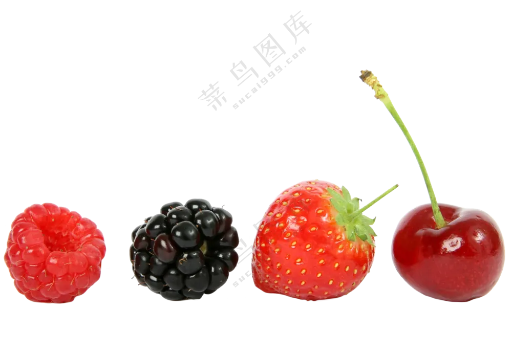 浆果可爱又好吃红色免扣素材