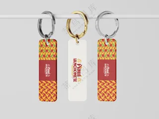 钥匙扣样机房卡配饰挂饰钥匙链文创样机-05