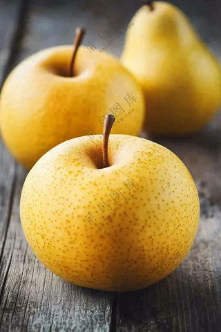 新鲜水果梨子摄影图