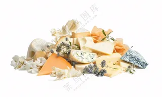 各种奶酪食物摄影图免抠