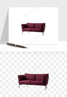 现代沙发家具png免抠