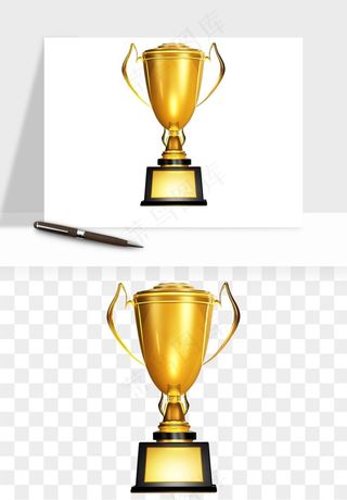 荣誉奖杯冠军金奖png免抠