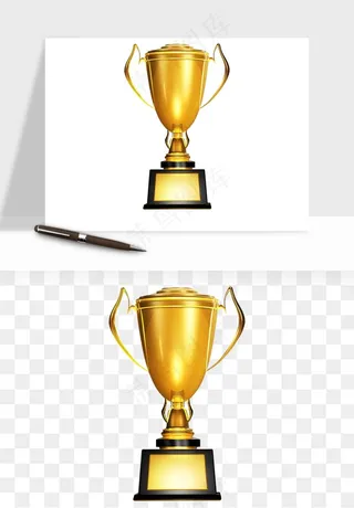 荣誉奖杯冠军金奖png免抠