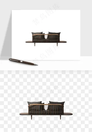 现代沙发家具png免抠