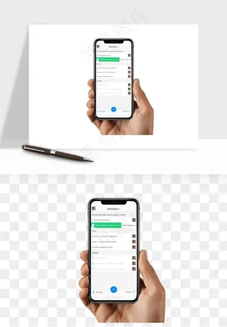 手拿手机素材png免抠