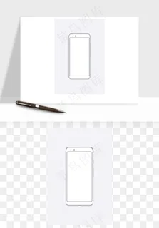 手机边框模型矢量png免抠