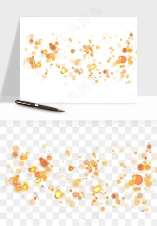 彩色光斑梦幻光点png免抠