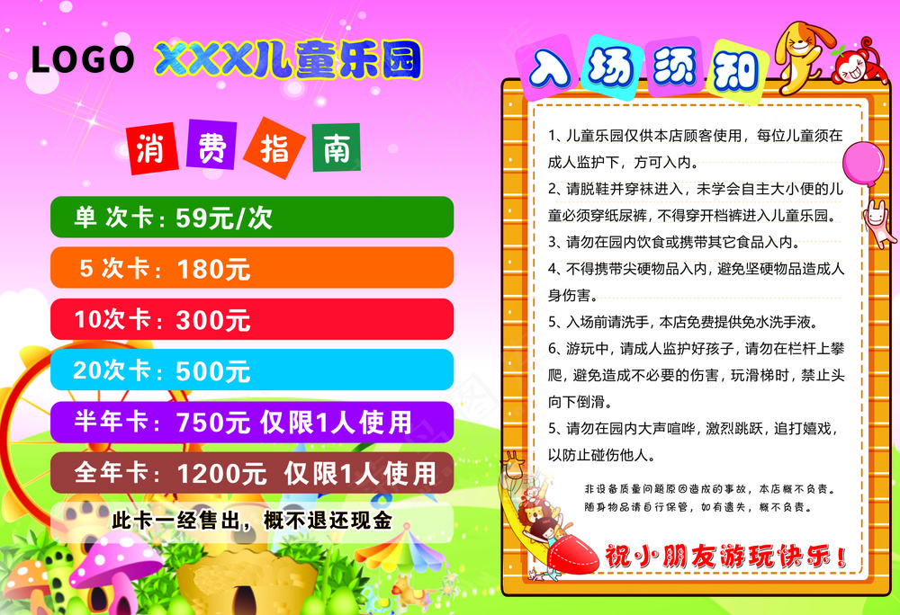 儿童乐园消费指南
